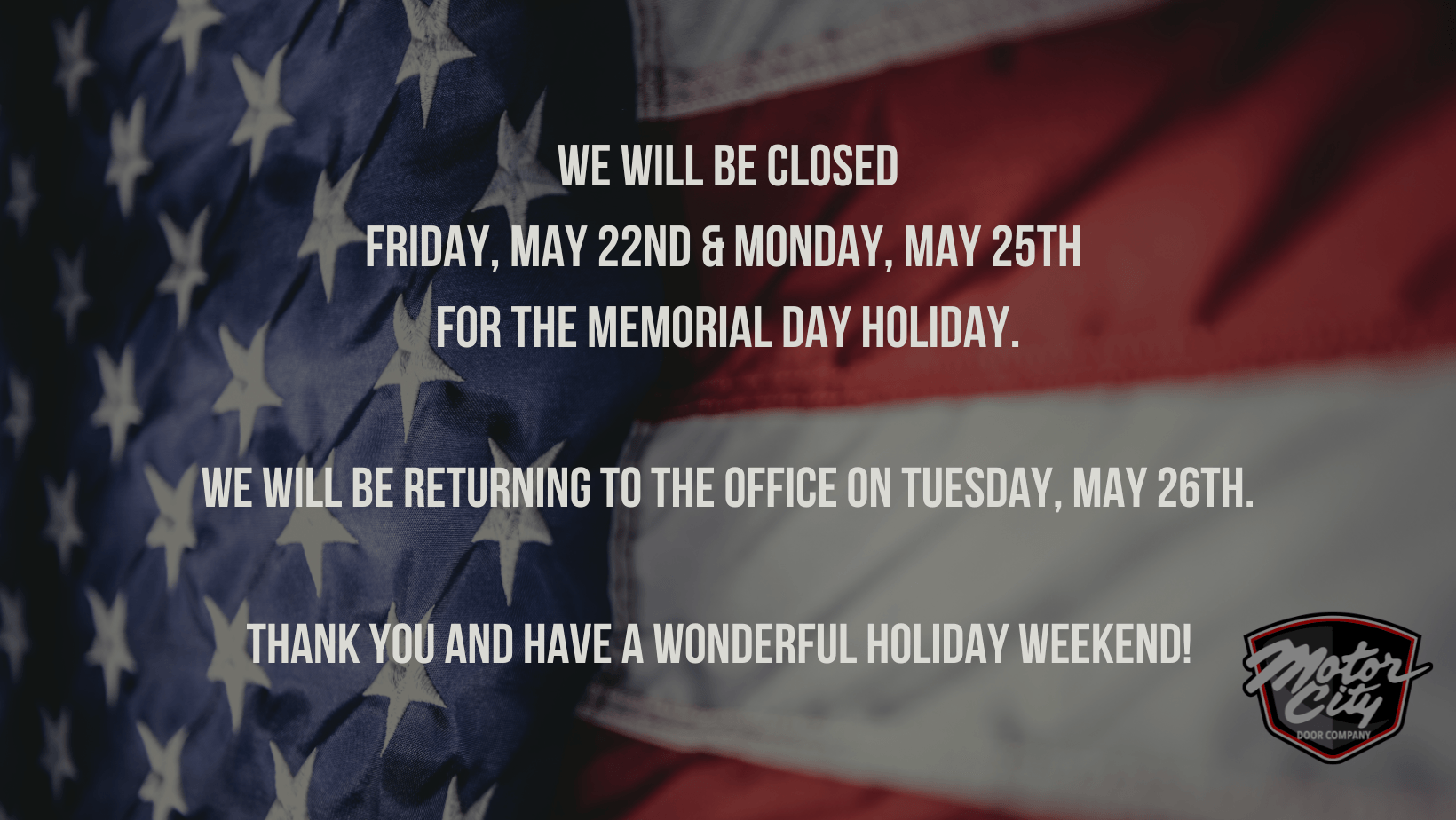 Memorial Day 2026